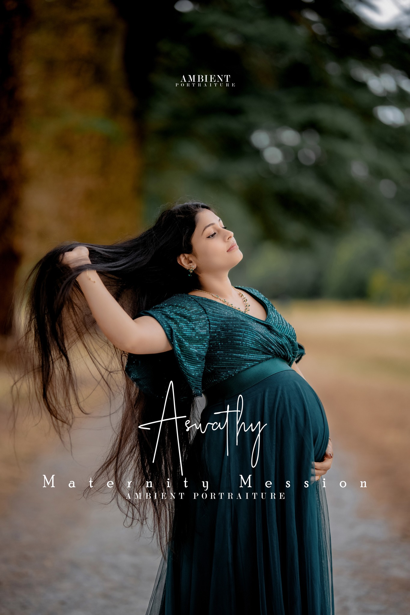 A casual shoot photo of Salma and Mo